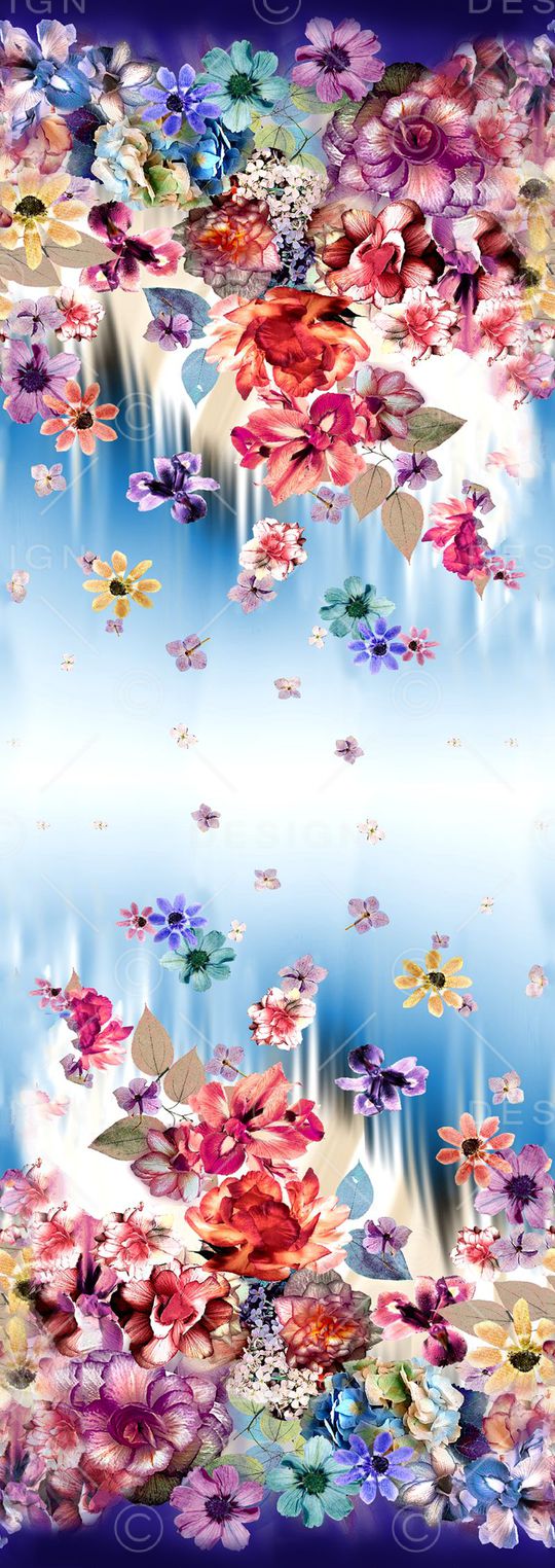五彩印花花型图片