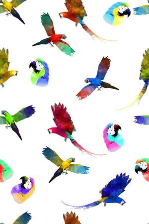 Low Poly 3D印花花型图片