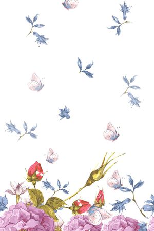 花卉印花花型图片