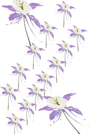 淡水色印花花型图片