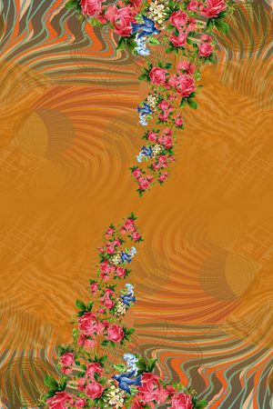 双边定位印花花型图片