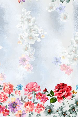 暗花印花花型图片
