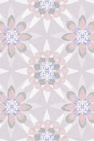 复古印花花型图片