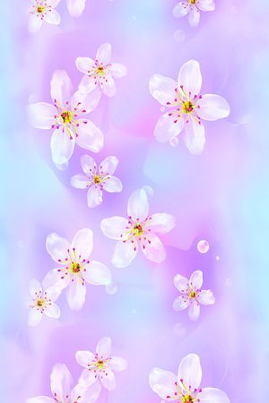 花 小花  围巾  数码印花花型图片