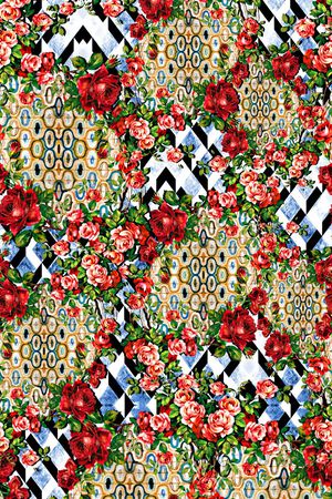 花卉印花花型图片