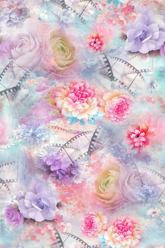 小碎花底纹印花花型图片
