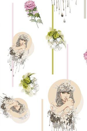 花朵印花花型图片