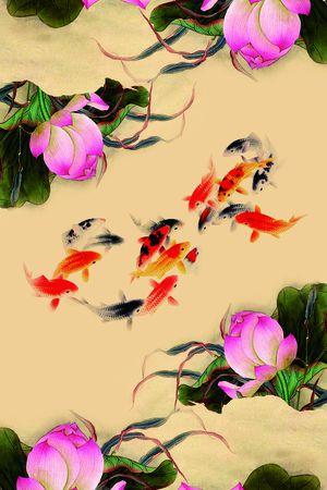 服装印花花型图片