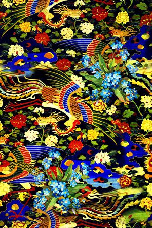 抽象印花花型图片