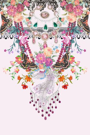 女装印花花型图片