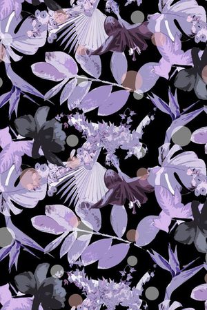 波点印花花型图片