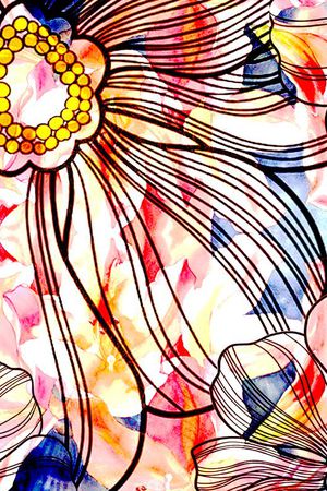 花卉印花花型图片