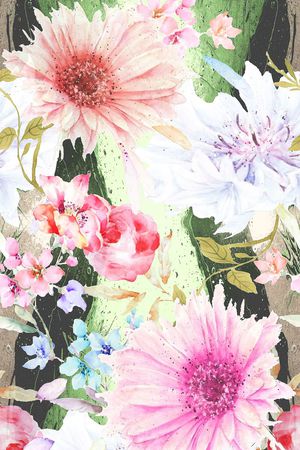 花卉印花花型图片