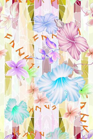 时尚印花花型图片