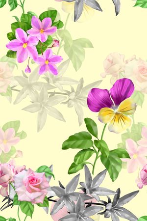 潮流印花花型图片