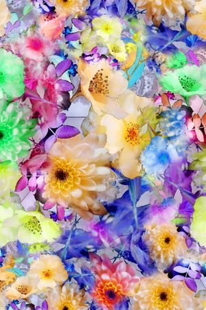 花卉印花花型图片