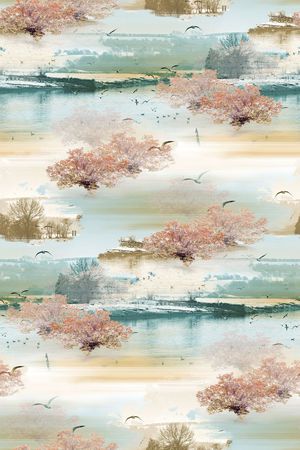 海岛印花花型图片