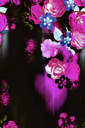 暗黑印花花型图片