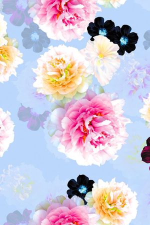 朵花印花花型图片