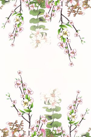 大花印花花型图片