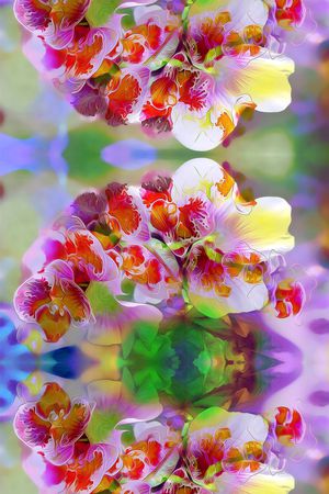 抽象印花花型图片