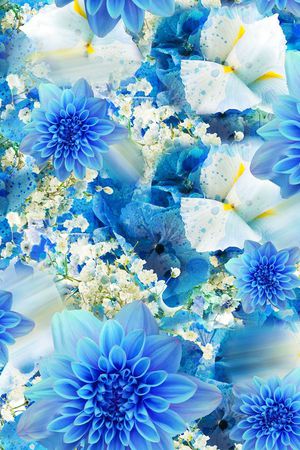 流行光感效果印花花型图片