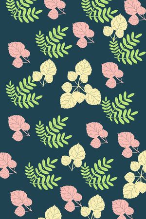 线条印花花型图片