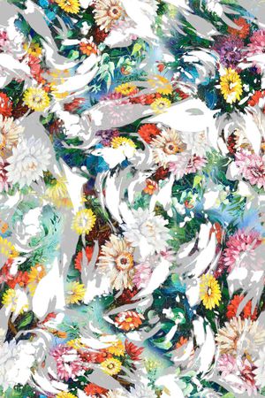 油画印花花型图片