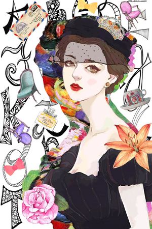 欧美印花花型图片