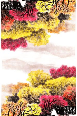 中国风印花花型图片