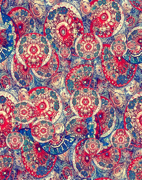民族风印花花型图片
