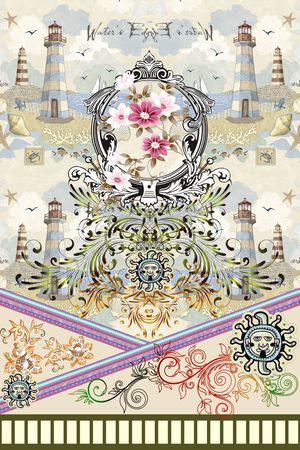 定位印花花型图片
