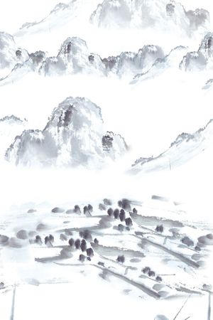 山水印花花型图片