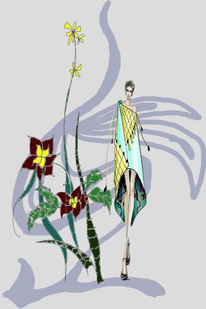 大牌印花花型图片