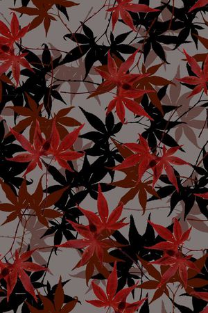 复古印花花型图片