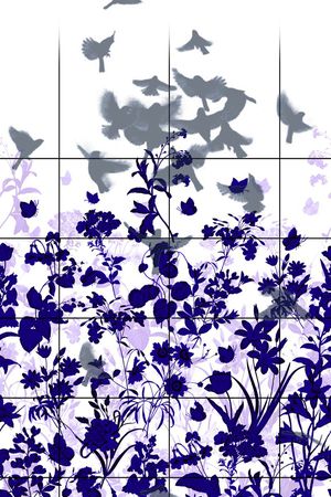花卉印花花型图片