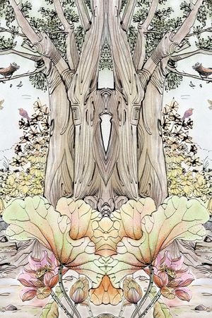 潮流时尚印花花型图片