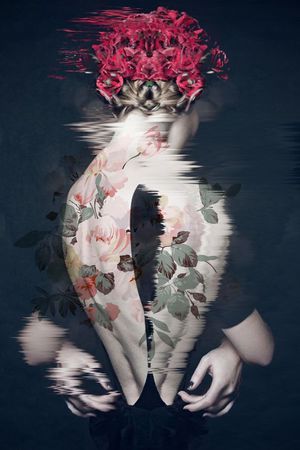花卉印花花型图片