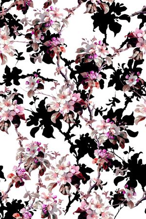 中国风印花花型图片