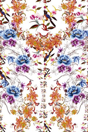 绣花印花花型图片