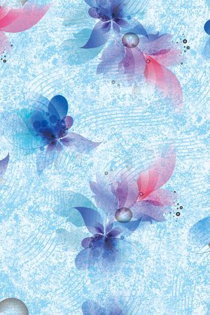 花朵印花花型图片