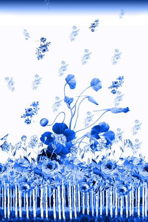 定位花印花花型图片