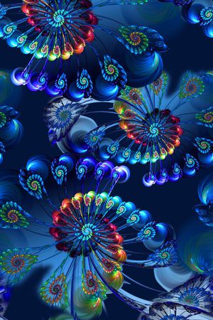 流行时尚抽象印花花型图片