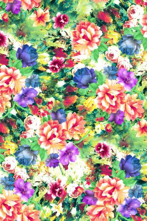 花卉印花花型图片