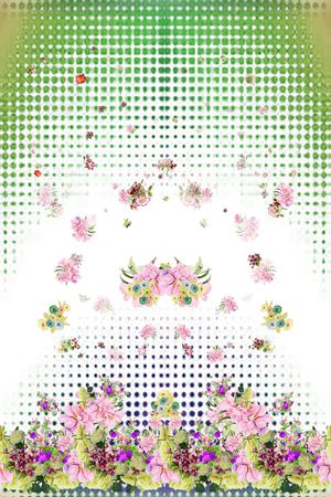 格子印花花型图片