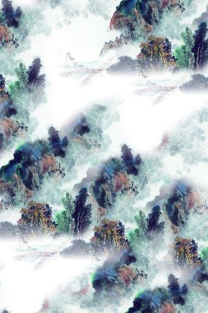 潮流印花花型图片