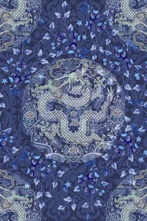 潮流印花花型图片