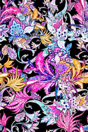 抽象印花花型图片