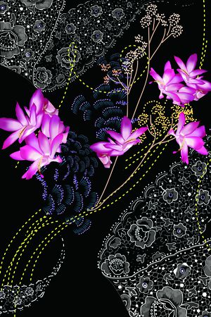 裁片印花花型图片