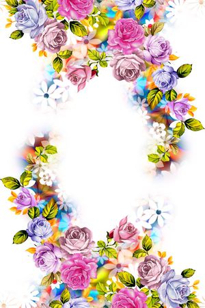 花卉印花花型图片
